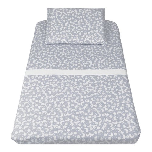 Set lenzuola culla Baby Idea L3010FG CULLAMI avvicinamento Grigio