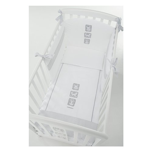 Piumone lettino Foppapedretti 9900279144 BABYZOO set 3 pz Grigio