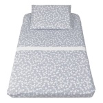 Baby Idea - Lenzuola culla Baby Idea L3010FG Cullami Tris Lenzuola Universale per 
