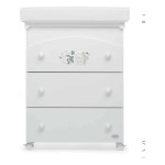 Bagnetto fasciatoio Foppapedretti 9900073610 PICCOLI AMICI 3 cassetti 