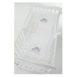 Piumone lettino Foppapedretti 9900279140 DOLCESTELLA set 3 pz Bianco