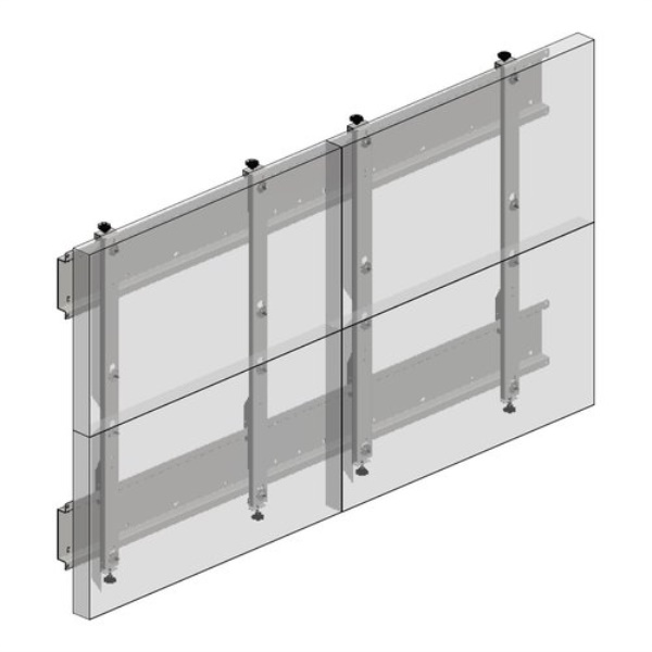 Supporto monitor TV parete Itb PM5380 Horizontal Videowall Mount Gray