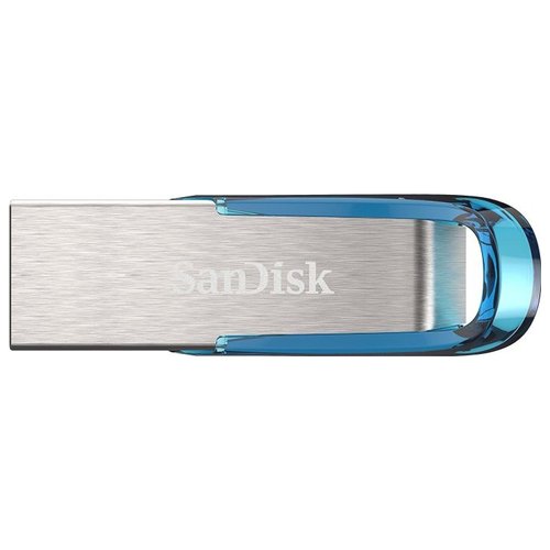 SanDisk Ultra Flair unità flash USB 64 GB USB tipo A 3.2 Gen 1 (3.1 Gen 1) Blu, Argento
