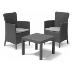 Allibert - Set giardino Allibert Balcony set Salvador Grafite 221307