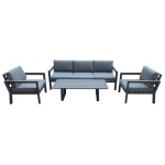 Amicasa - Set giardino Amicasa Imperia Antracite