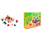 Globo - Costruzioni Globo 40598 SirWood Carretto Trainabile Legno 25 pz