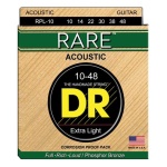 DR - Muta corde chitarra acustica DR RPL 10 RARE Extra Light Bronze