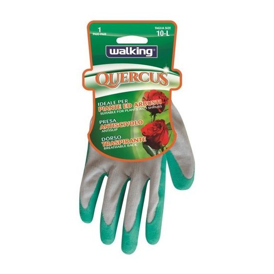 Guanti lavoro Walking 013988 QUERCUS Grigio e Verde