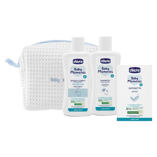 Set regalo Chicco 00010616000000 BABY MOMENTS Beauty Zip Azzurro