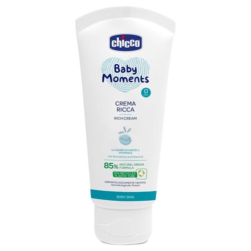 Crema idratante Chicco 00010596000000 BABY MOMENTS Ricca