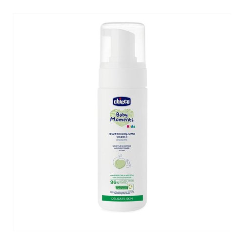 Shampoo Chicco 00010249000000 BABY MOMENTS Mousse con balsamo