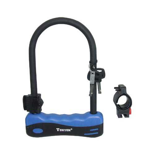 Lucchetto bici Labor TY318 BK003 Ad Arco Rigido Nero e Blu