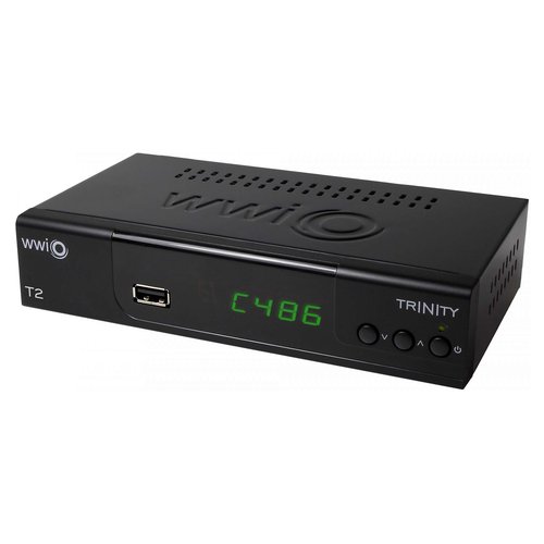 Decoder Wwio TRINITY T2 Basic Dvb T2 Hevc 10 Bit Black