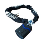 LABOR - Lucchetto bici Labor TY725 catena con chiave Nero