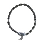 LABOR - Lucchetto bici Labor 7-P2_TY727 catena con chiave Grigio