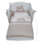 Piumone lettino Pali 0687253T0 TEO set 3 pz Tortora