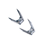 Fermapollo Ferraboli 355 Doppia Punta Quadro 12 Mm Inox