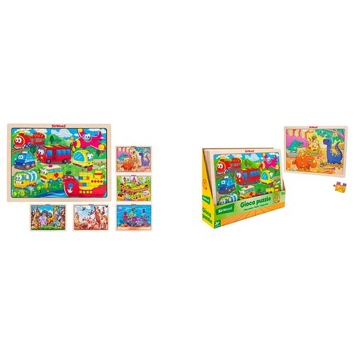 Puzzle Globo 40600 SIR WOOD Assortito
