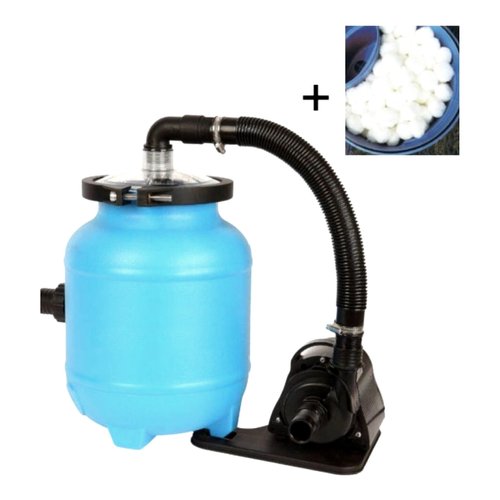 Pompa filtro piscina San Marco SMP2221 Aqualoon Azzurro e Nero