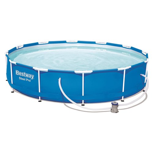 Piscina Bestway 56681 STEEL PRO con pompa filtro Blu