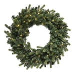 Amicasa - Corona natalizia Amicasa 9680832 GENEVA con 60 led batteria Verde