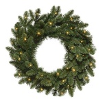 Corona Natale Amicasa 9680825 BERGEN Con luce (60 luci - LED - Batteri