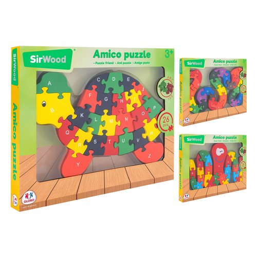 Costruzioni Globo 40592 SIR WOOD Puzzle Assortito