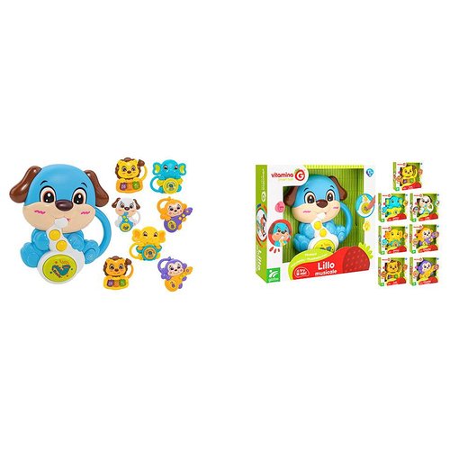 Gioco prima infanzia Globo 05483 VITAMINA G Animali Musicali Luci e Su