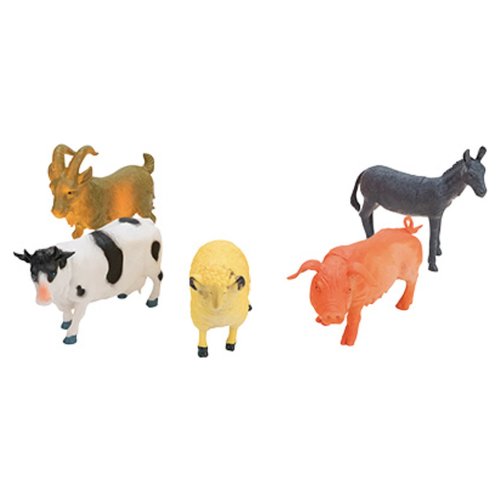 Animali giocattolo Globo 41344 W’TOY Set Animali della Fattoria Assort