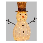 Lotti - Soggetto natalizio Lotti 63945 pupazzo neve 60 led Bianco caldo