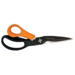 Fiskars - Forbice multiuso Fiskars 1063329 SOLID SP341 bypass Arancio e Nero