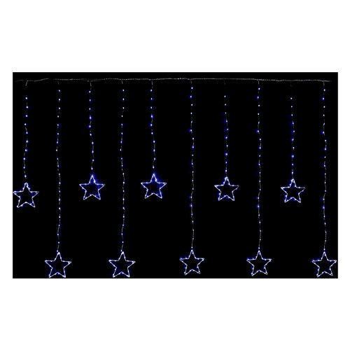 Tenda luminosa Natale Pre Qu' Italia D3543 Stelle Trasparente