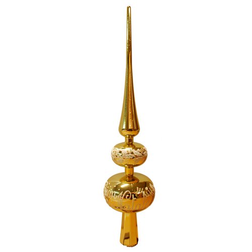 Puntale albero di natale Santa Claus PD273O Oro