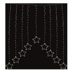 Tenda luminosa Natale Pre Qu' Italia D3424 Stelle Trasparente