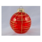 Santa Claus - Palline albero Santa Claus TE191846 Sfera Quadranti Rosso oro