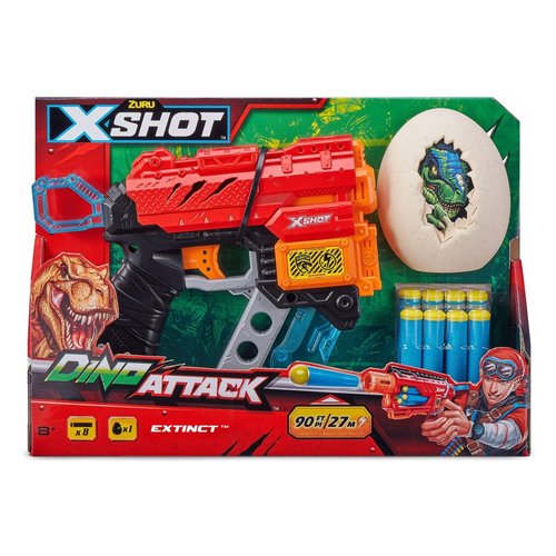 Pistola blaster Zuru 4870 X SHOT Dino Attack Extinct