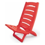 Adriatic - Spiaggina Adriatic 289/C Pieghevole Rosso corallo