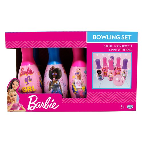 Set birilli Ods 44891 BARBIE Bowling Colori assortiti