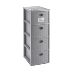 Stefanplast - Cassettiera Stefanplast 30306 ELEGANCE Slim Grigio