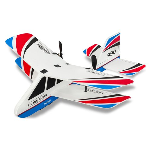 Aereo radiocomandato Re. El Toys 0438 Sky Pilot Biplano 2,4 GHz Bianco