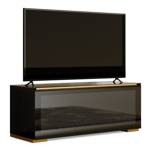 Porta tv Munari GE 126 NE GENOVA Nero e Rame