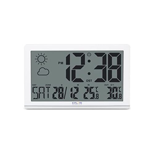 Orologio da parete Explore Scientific RDC8001 Jumbo Radiocontrollato B