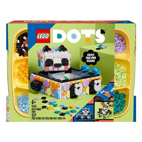 LEGO Il Simpatico Panda portaoggetti Costruzioni LEGO 41959 Dots Il Simpatico Panda portaoggetti