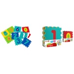 Globo - Tappeto gioco Globo 05095 VITAMINA G Mattonelle Puzzle Numeri 9 pz
