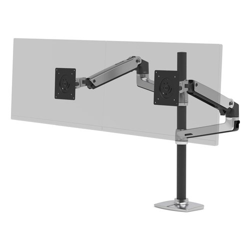 Supporto monitor scrivania Ergotron 45 549 026 LX SERIES Dual Stacking
