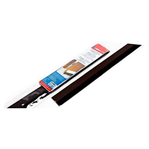 Paraspifferi Geko 1400 10 ALU FIX spazzolino sottoporta Marrone