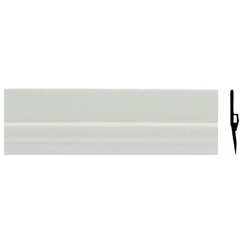 Paraspifferi Geko 1450 6 DOUBLE sottoporta rigido Bianco