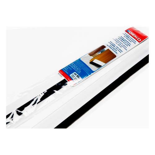 Paraspifferi Geko 1400 12 ALU FIX spazzolino sottoporta Bianco