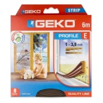 Geko - Guarnizione Geko 1000 3 STRIP Profilo Ad E Marrone