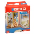 Geko - Guarnizione Geko 1000 5 STRIP Profilo Ad E Bianco